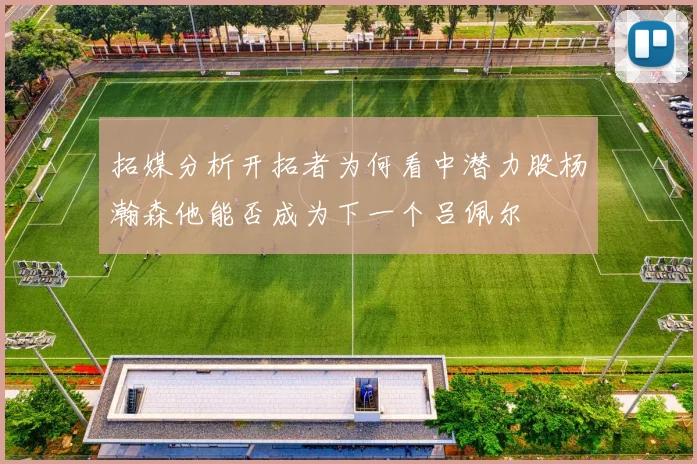 拓媒分析开拓者为何看中潜力股杨瀚森他能否成为下一个吕佩尔