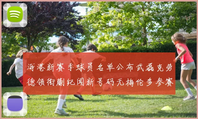 海港新赛季球员名单公布武磊克劳德领衔蒯纪闻新号码无梅伦多参赛